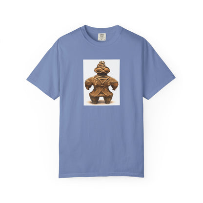 遮光器土偶 Tシャツ｜縄文文化デザイン｜ユニセックス コットンTシャツ