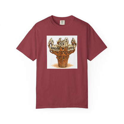 火焔型土器 Tシャツ｜縄文文化デザイン｜ユニセックス コットンTシャツ