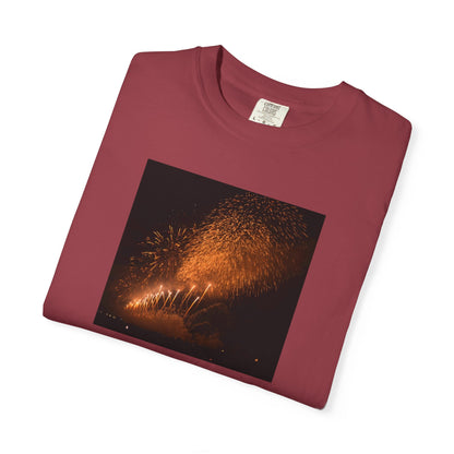 大曲の花火 （2026年版）｜秋田・夜空を彩る花火写真Tシャツ　｜Omagari Fireworks Photo T-Shirt