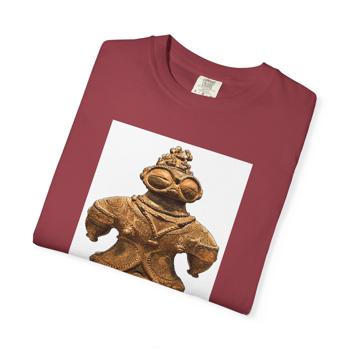 遮光器土偶 Tシャツ｜縄文文化デザイン｜ユニセックス コットンTシャツ