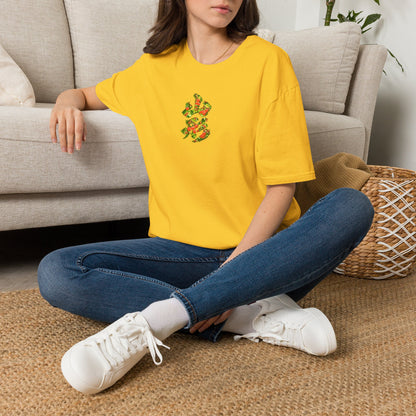 山形 Yamagata Cherry Kanji Art T-Shirt | Japanese Orchard Design