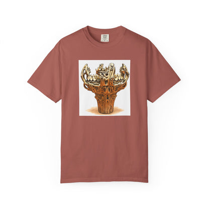 火焔型土器 Tシャツ｜縄文文化デザイン｜ユニセックス コットンTシャツ