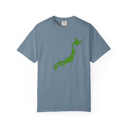 日本列島マップ Tシャツ｜精密地図デザイン｜Japan Map｜ユニセックス コットンTシャツ