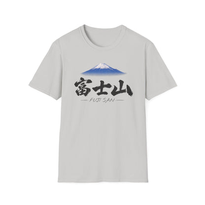 富士山 Mount Fuji T-Shirt | Japanese Calligraphy & Fuji San Photo Art Tee