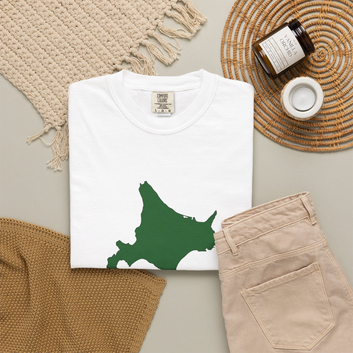 Hokkaido Japan Map T-Shirt | Unisex Regional Map Tee