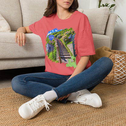 Route 339 Staircase National Highway T-Shirt | Cape Tappi Aomori