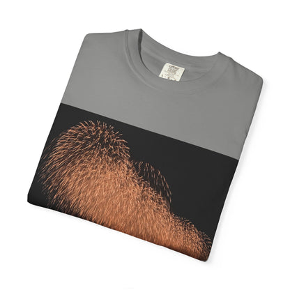 不死鳥のごとき大輪の華Tシャツ（2026年版） — 日本三大花火の街、2026年、長生橋、復興祈願の巨大花火
