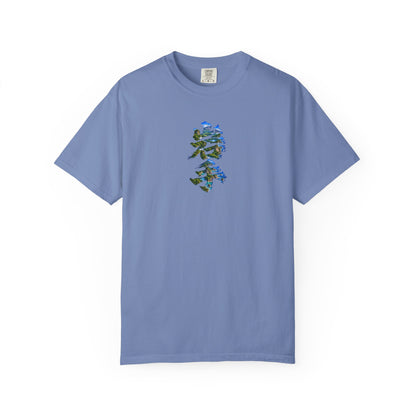 岩手の自然を描く毛筆Tシャツ｜三陸リアス海岸・山・森林デザイン