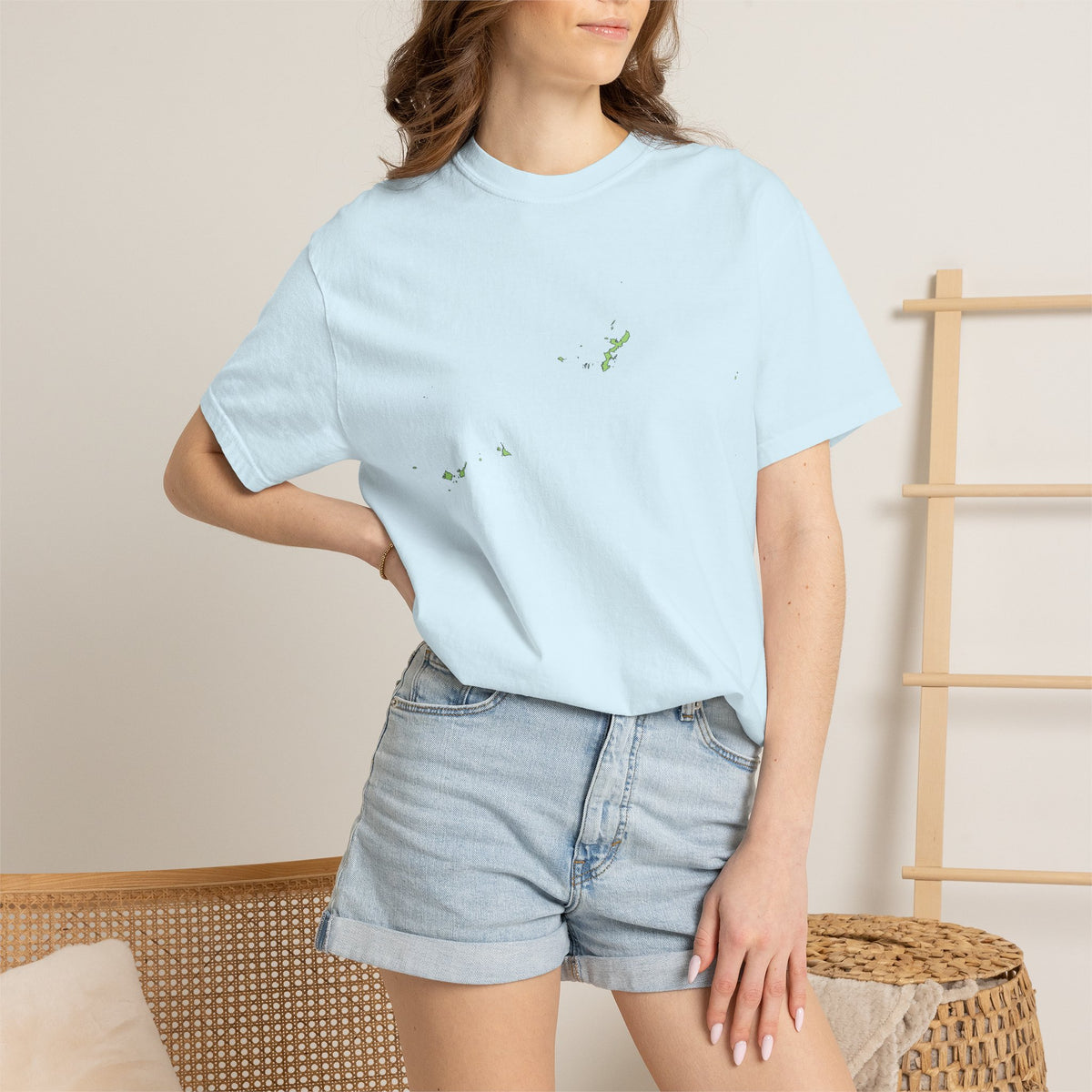 沖縄 Okinawa Prefecture Full Map T-Shirt | Japanese Islands Geography Tee