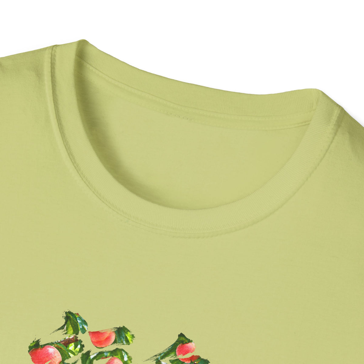 福島 桃 Tシャツ｜福島県・桃畑・毛筆漢字デザイン