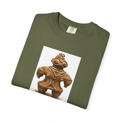 遮光器土偶 Tシャツ｜縄文文化デザイン｜ユニセックス コットンTシャツ