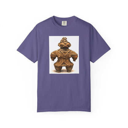 遮光器土偶 Tシャツ｜縄文文化デザイン｜ユニセックス コットンTシャツ