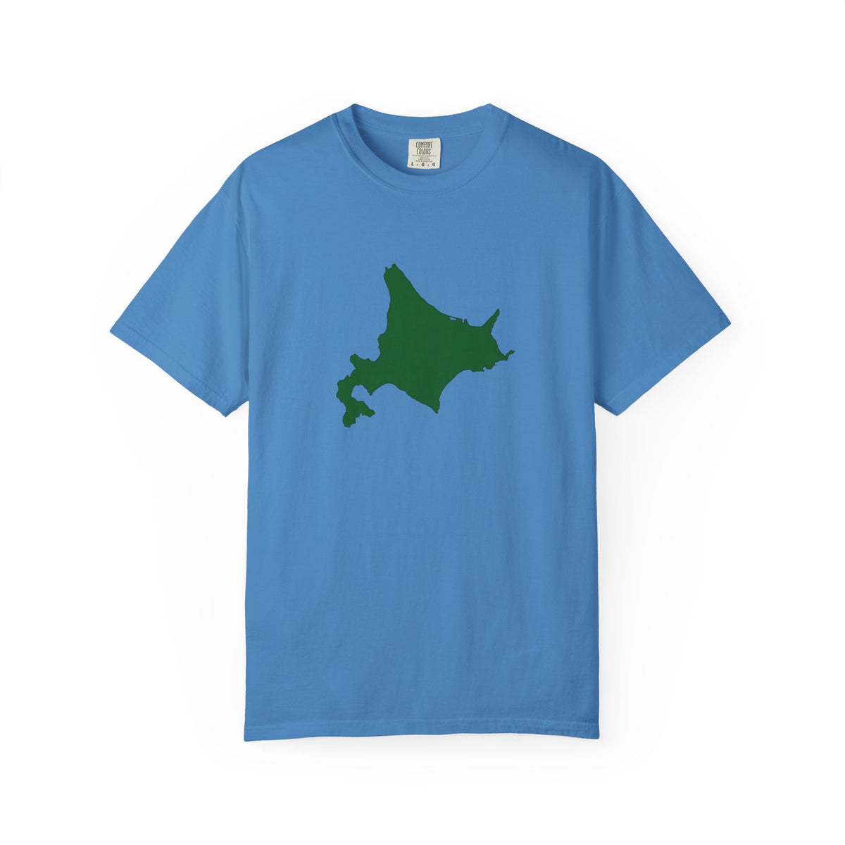 北海道 地図デザイン Tシャツ｜ユニセックス コットンTシャツ