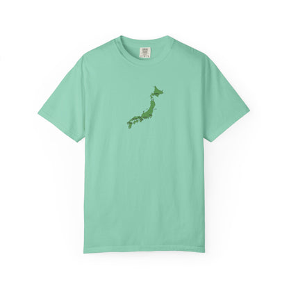 日本列島マップ Tシャツ｜主要都市入り｜Japan Map｜ユニセックス コットンTシャツ
