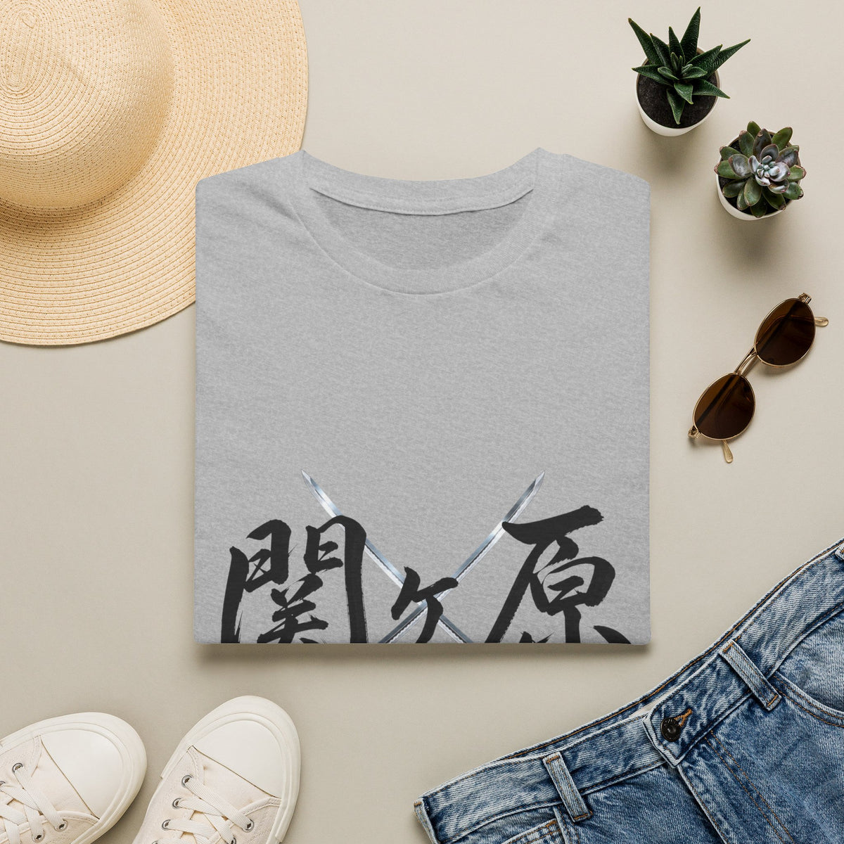 関ヶ原 Sekigahara Kanji Samurai T-Shirt | Japanese Sword Art Tee