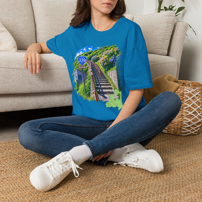 Route 339 Staircase National Highway T-Shirt | Cape Tappi Aomori