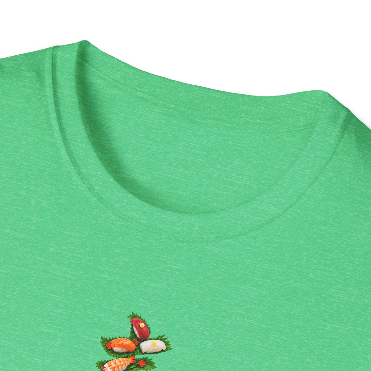 寿司 Tシャツ｜大葉と寿司で描いた漢字デザイン