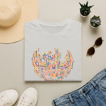 彩炎 JOMON｜カラフル火焔型土器 Tシャツ