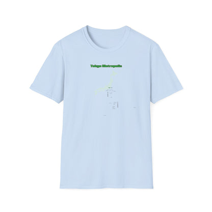 東京都 地図デザインTシャツ｜TOKYO METROPOLIS・伊豆諸島・小笠原諸島｜ユニセックス コットンTシャツ