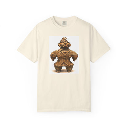 遮光器土偶 Tシャツ｜縄文文化デザイン｜ユニセックス コットンTシャツ
