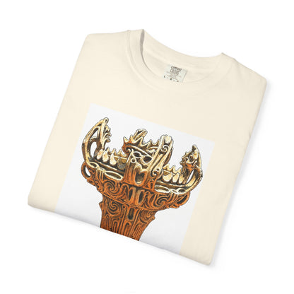 火焔型土器 Tシャツ｜縄文文化デザイン｜ユニセックス コットンTシャツ