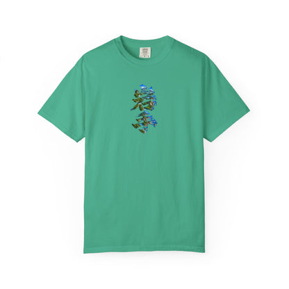 岩手の自然を描く毛筆Tシャツ｜三陸リアス海岸・山・森林デザイン