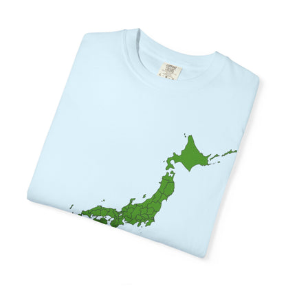 日本47都道府県マップ Tシャツ｜県境入り日本地図デザイン｜Detailed Japan Map｜ユニセックス コットンTシャツ