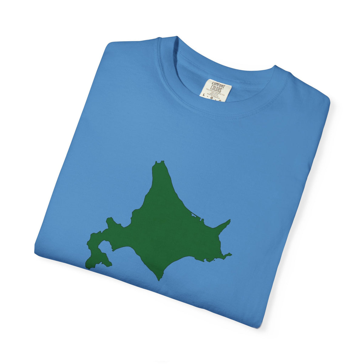 北海道 地図デザイン Tシャツ｜ユニセックス コットンTシャツ