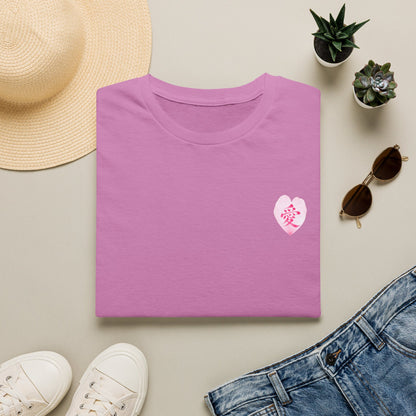 愛 Ai Kanji Art T-Shirt | Japanese Love Calligraphy & Cherry Blossom Design