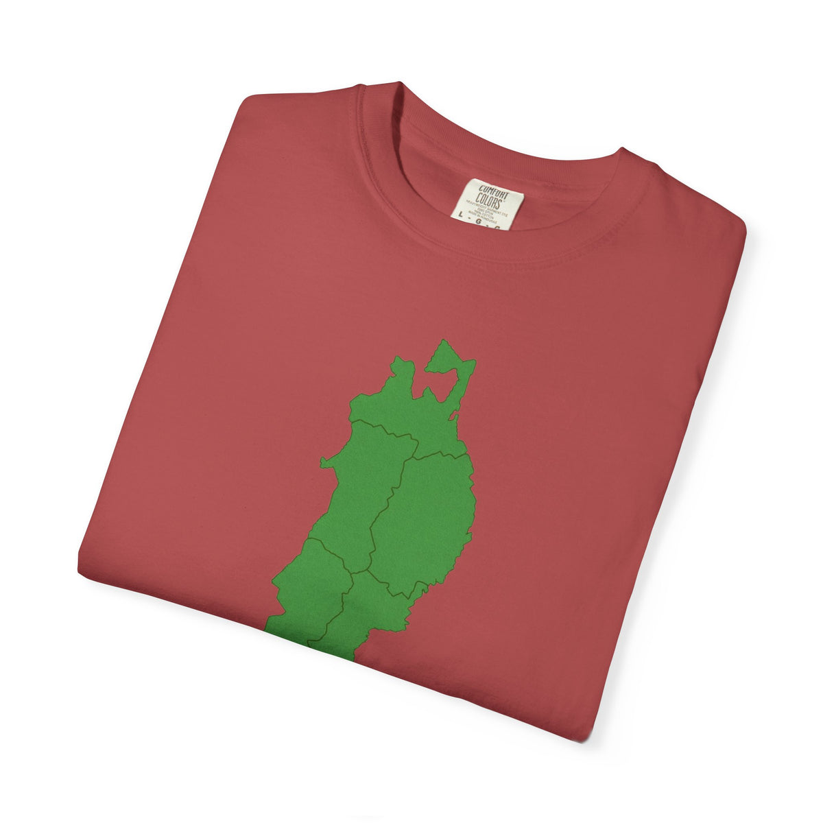 東北地方 地図デザイン Tシャツ｜ユニセックス コットンTシャツ