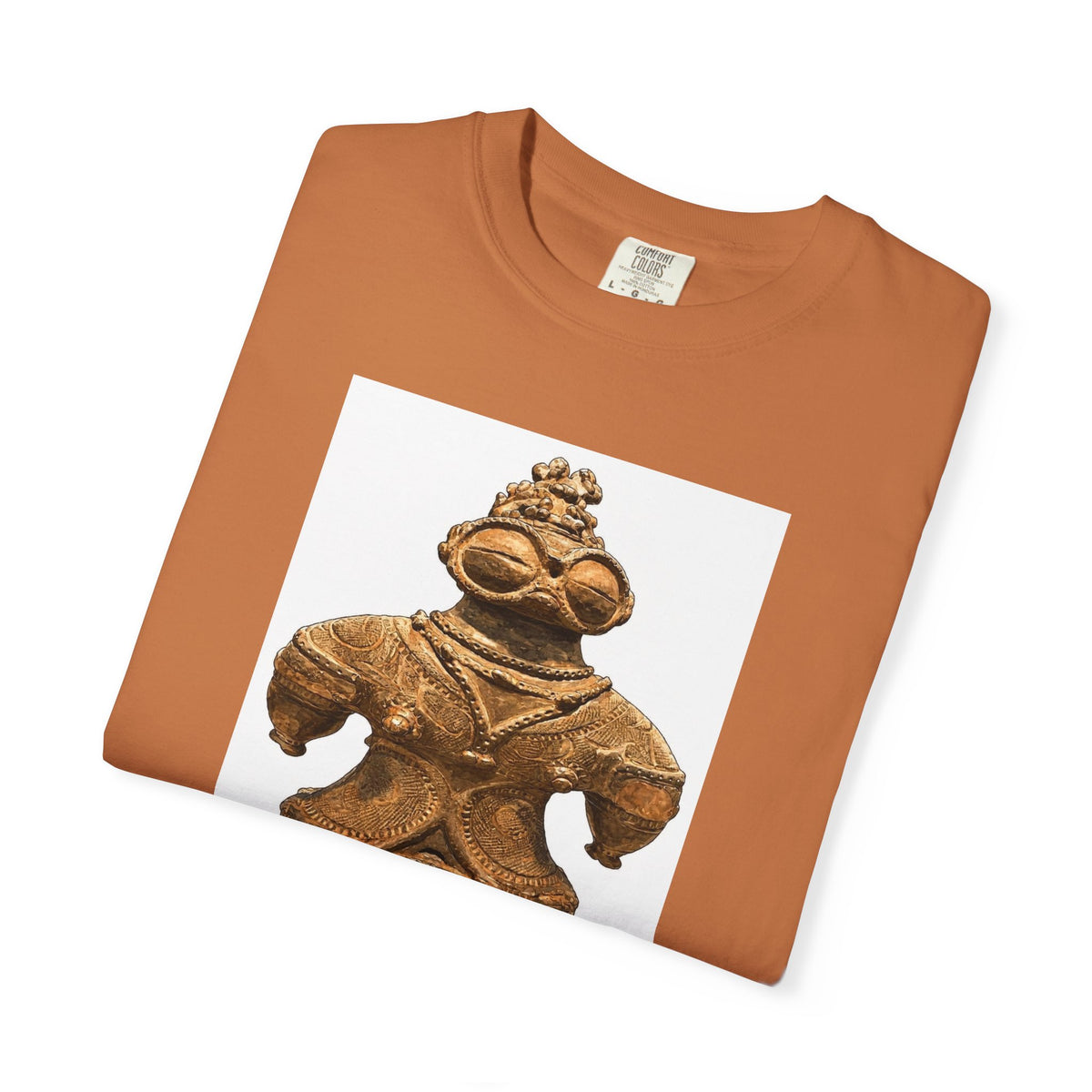 遮光器土偶 Tシャツ｜縄文文化デザイン｜ユニセックス コットンTシャツ