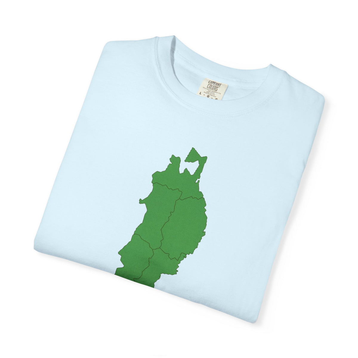 東北地方 地図デザイン Tシャツ｜ユニセックス コットンTシャツ