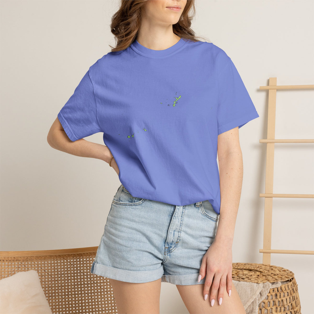 沖縄 Okinawa Prefecture Full Map T-Shirt | Japanese Islands Geography Tee