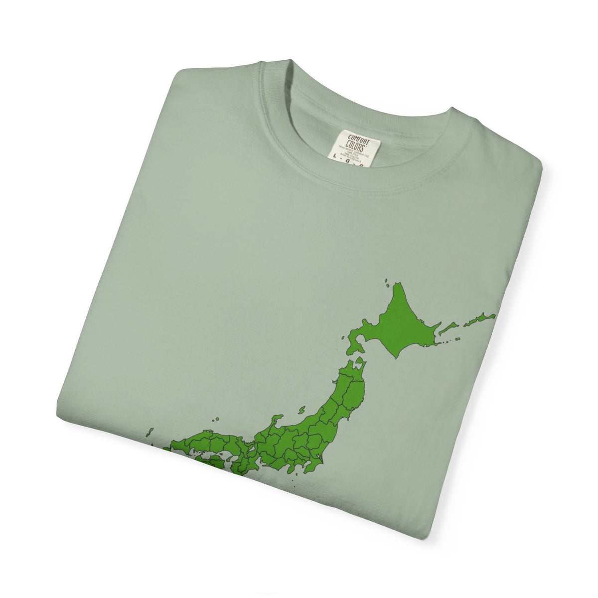 日本47都道府県マップ Tシャツ｜県境入り日本地図デザイン｜Detailed Japan Map｜ユニセックス コットンTシャツ