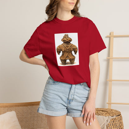 遮光器土偶 Tシャツ｜縄文文化デザイン｜ユニセックス コットンTシャツ