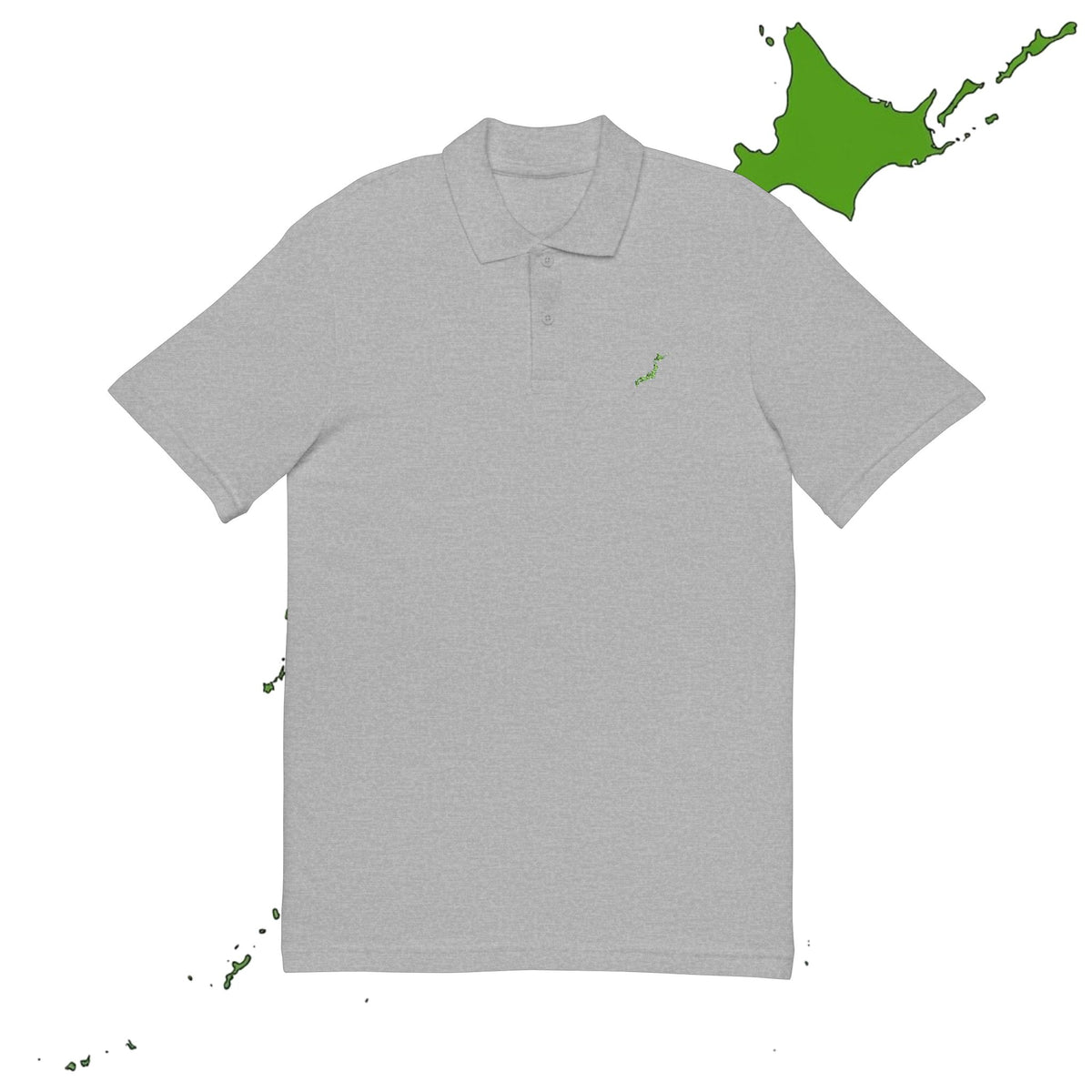 日本地図 刺繍ポロシャツ｜JAPAN MAP Embroidered Polo Shirt
