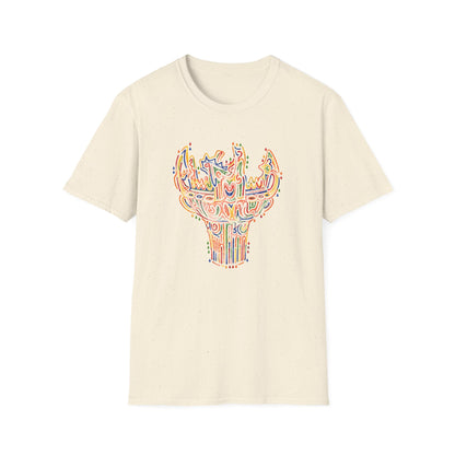 彩炎 JOMON｜カラフル火焔型土器 Tシャツ