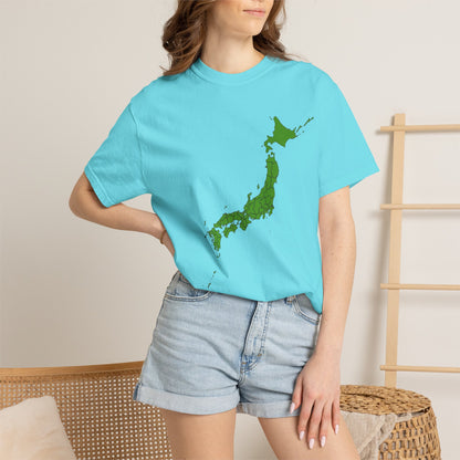 日本47都道府県マップ Tシャツ｜県境入り日本地図デザイン｜Detailed Japan Map｜ユニセックス コットンTシャツ
