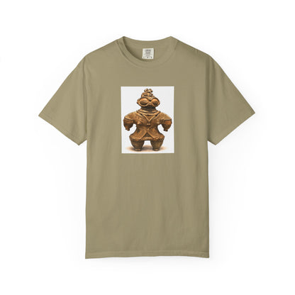 遮光器土偶 Tシャツ｜縄文文化デザイン｜ユニセックス コットンTシャツ