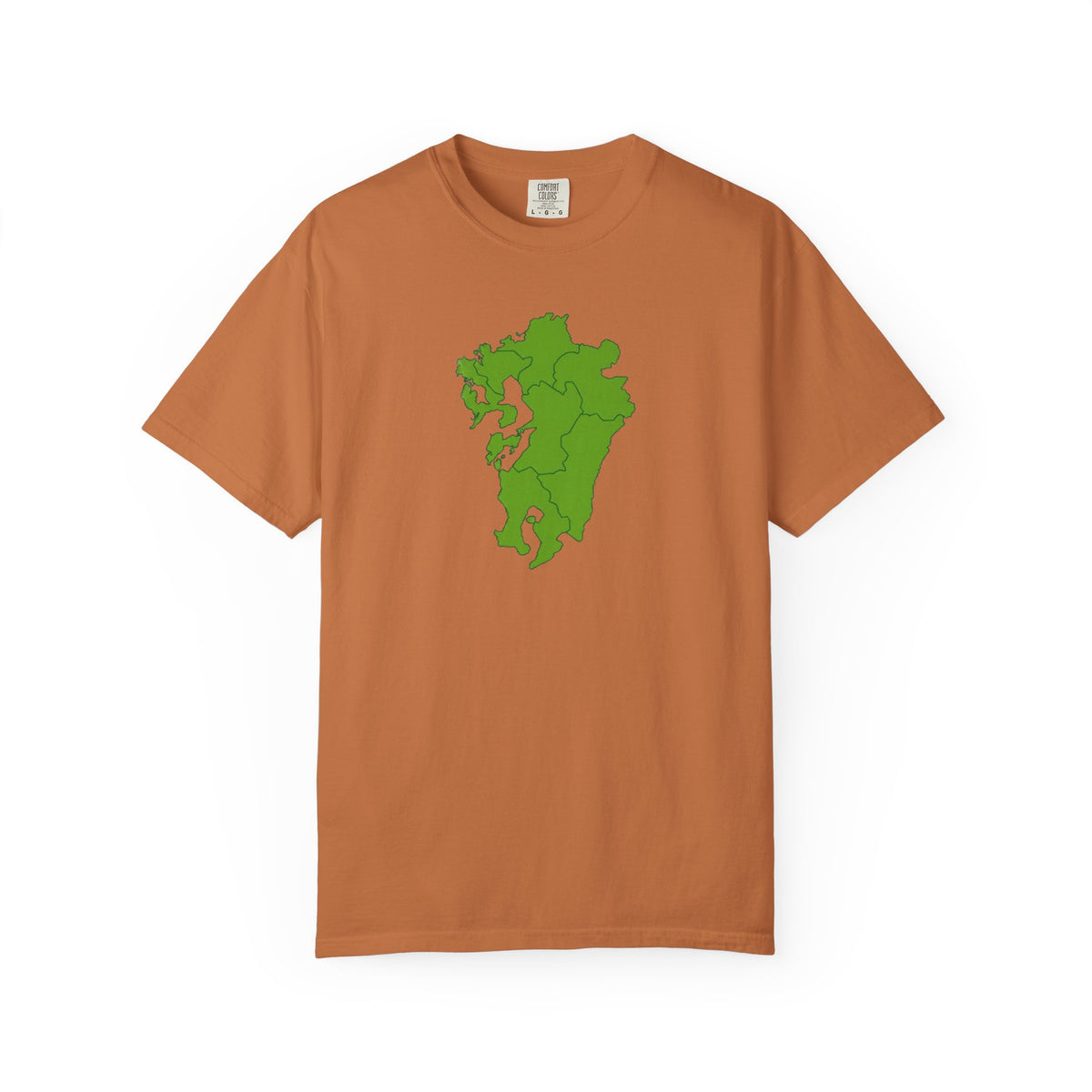 Kyushu Japan Map T-Shirt | Unisex Regional Map Tee