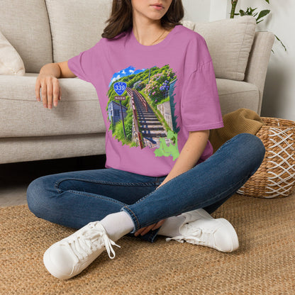 Route 339 Staircase National Highway T-Shirt | Cape Tappi Aomori
