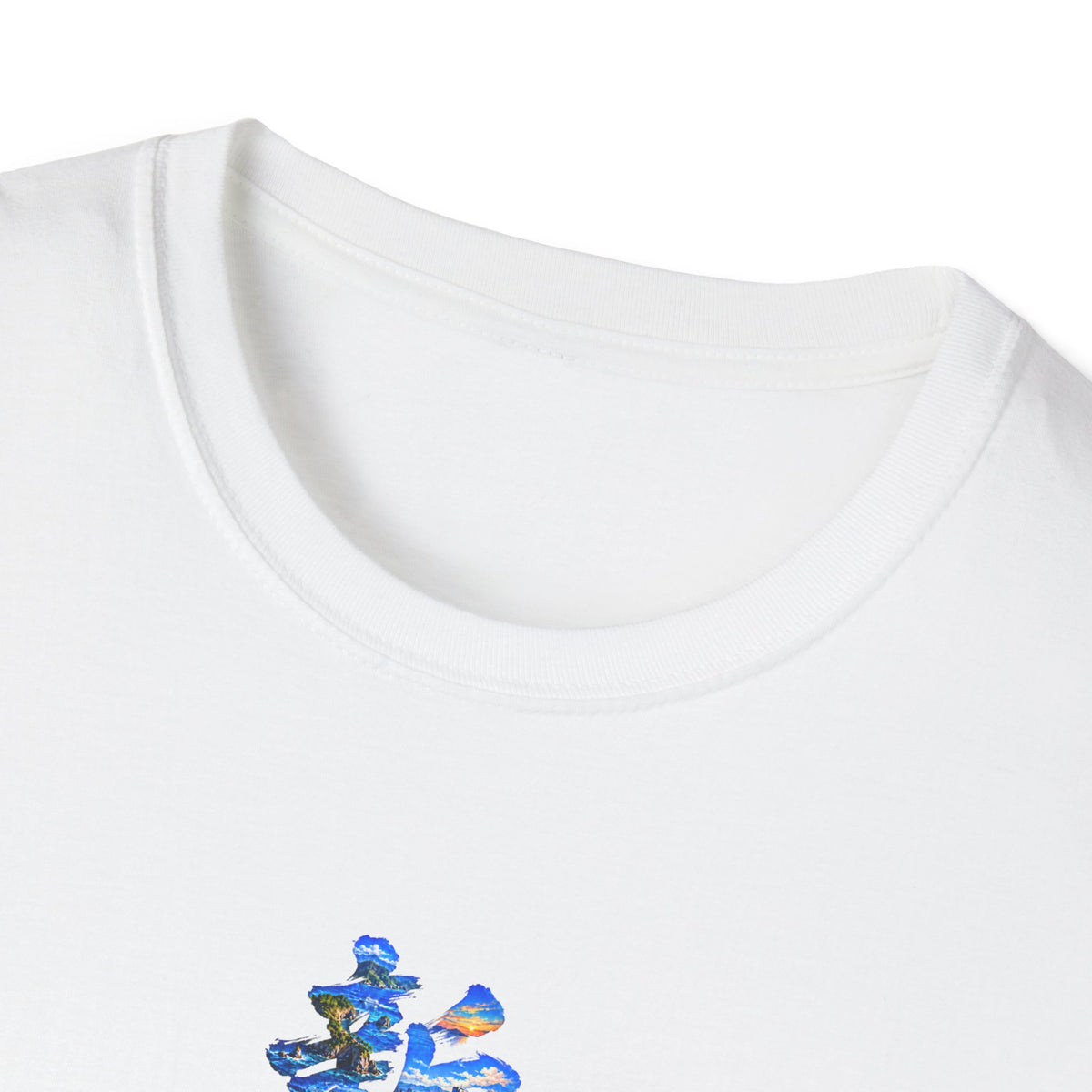 新潟 Tシャツ｜佐渡島・日本海・信濃川・水田・稲穂を描いた毛筆漢字デザイン
