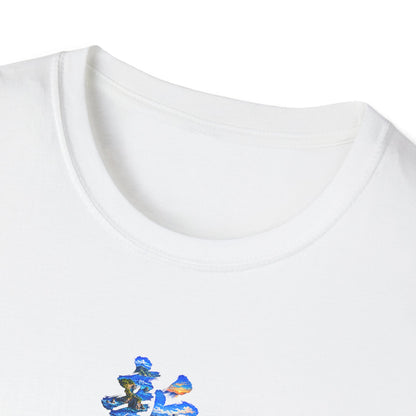新潟 Tシャツ｜佐渡島・日本海・信濃川・水田・稲穂を描いた毛筆漢字デザイン