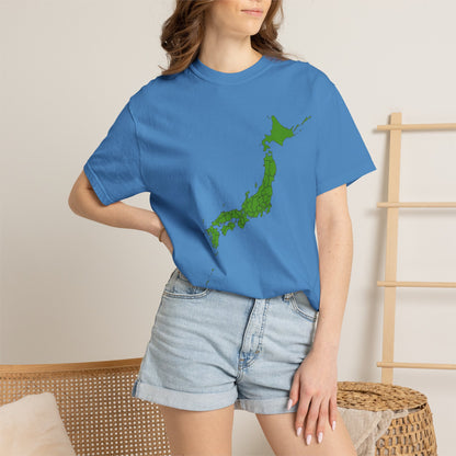 日本47都道府県マップ Tシャツ｜県境入り日本地図デザイン｜Detailed Japan Map｜ユニセックス コットンTシャツ