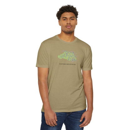 埼玉県 道の駅・道路地図Tシャツ — SAITAMA MICHI NO EKI MAP