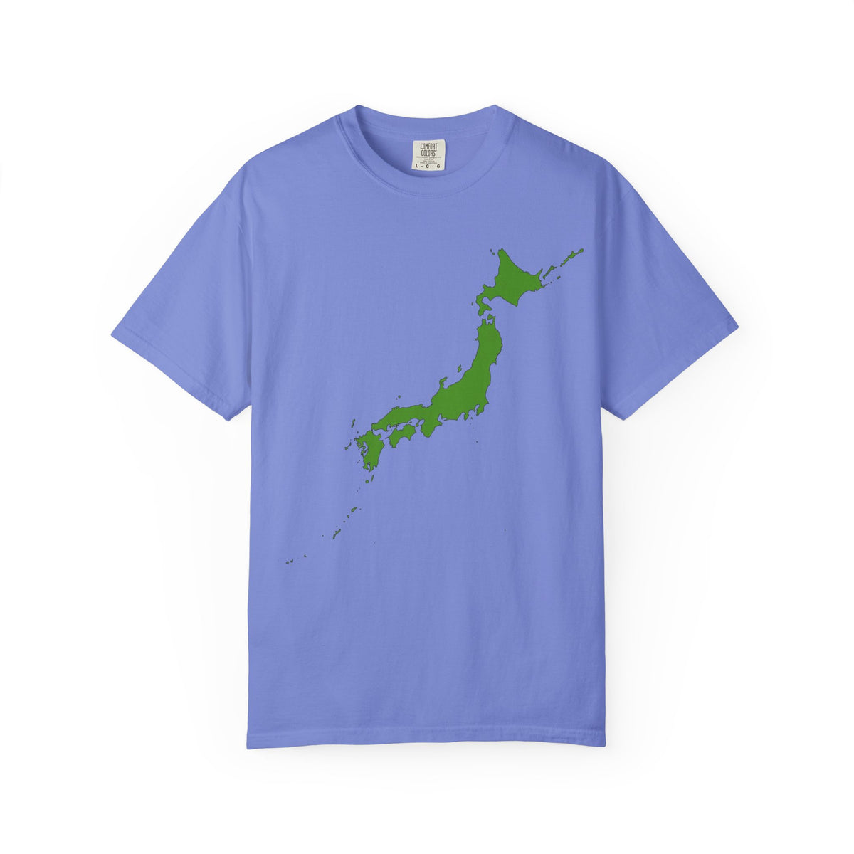 日本列島マップ Tシャツ｜精密地図デザイン｜Japan Map｜ユニセックス コットンTシャツ