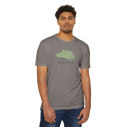 埼玉県 道の駅・道路地図Tシャツ — SAITAMA MICHI NO EKI MAP