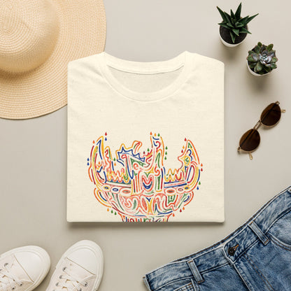 彩炎 JOMON｜カラフル火焔型土器 Tシャツ