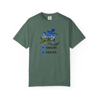 「道（MICHI）」Tシャツ（山道バージョン） — 日本の国道「ONIGIRI」＆県道「HEKISA」デザイン