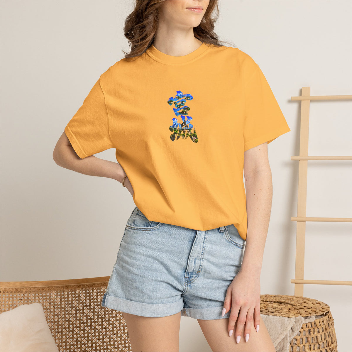 宮城 Tシャツ｜松島・伊達政宗・仙台城・仙台の街並みを描いた毛筆漢字デザイン